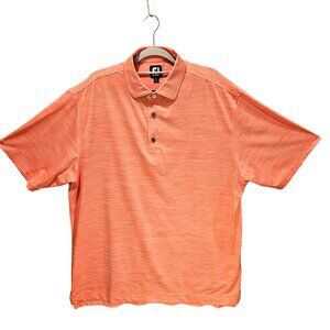 Foot Joy Golf Shirt Mens XL PINK short sleeve Polo Athletic Business Casual